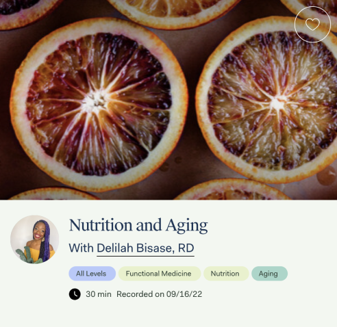 Nutrition and Aging